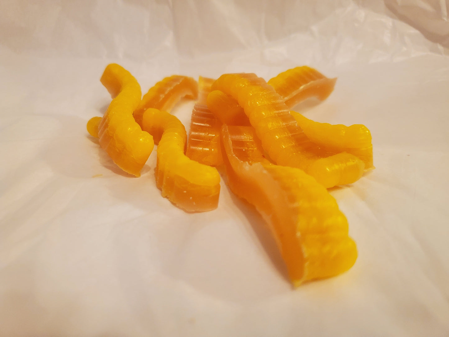 Gummy Worms (peach & mango)