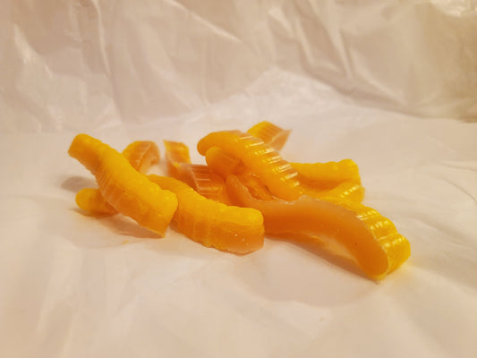 Gummy Worms (peach & mango)